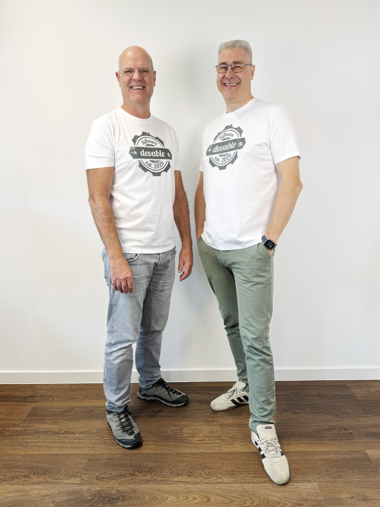 Die Geschäftsführung: Axel und Volker